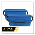 Mop Buckets | Gritt Commercial GRI1832PK 3-Gallon Window and General Cleaning Bucket - Blue (2/Pack) image number 8