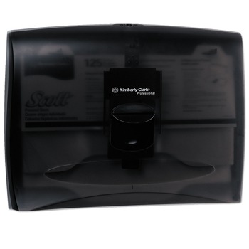Scott 9506 17.5 in. x 2.25 in. x 13.25 in. Personal Seat Cover Dispenser - Black