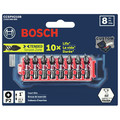 Bits and Bit Sets | Bosch CCSPH2108 8-Piece Impact Tough Phillips P2 1 in. Insert Bits with Clip for Custom Case System image number 1