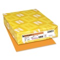 Office Jansan | Astrobrights 22651 8.5 in. x 11 in. 24 lbs. Bond Weight Color Paper - Cosmic Orange (500/Ream) image number 0