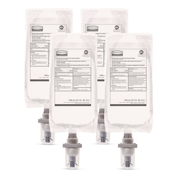 Rubbermaid Commercial 1,100 milliliter Auto Foam Refill Antibacterial Hand Soap - Fragrance Free (4/Carton)