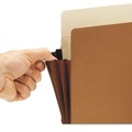 Office Jansan | Smead 73691 5-1/4 in. Straight Tab Expansion File Pockets - Letter, Brown (10/Box) image number 2