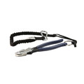 Pliers | Klein Tools D213-9NETT 9 in. High Leverage Side Cutters with Tether Ring and New England Nose image number 5