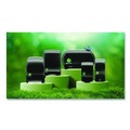Cleaning & Janitorial Supplies | San Jamar R2000REBK 16.75 in. x 5.25 in. x 12.25 in. Ecological Green Tissue Dispenser - Black image number 4