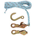 Klein Tools 1802-30 Block and Tackle with Anchor Hook Cat. No. 258 image number 0
