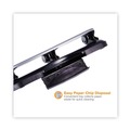 Office Jansan | PaperPro 2220 9/32 in. Holes 20-Sheet EZ Squeeze 3-Hole Punch - Black/Silver image number 4
