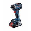 Drill Drivers | Factory Reconditioned Bosch GSR18V-800FCB24-RT 18V Brushless Lithium-Ion Cordless 5-In-1 Flexiclick System Drill Driver with 2 Batteries (4 Ah) image number 1