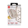 Office Jansan | RCA PSWTS6FV 1200 J 6 AC Outlets Swivel Surge Protector - White image number 0