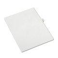  | Avery 01061 10-Tab 11 in. x 8.5 in. Legal Exhibit Number 61 Side Tab Index Dividers - White (25-Piece/Pack) image number 1