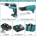 Screw Guns | Makita XSF03TX2 18V LXT Lithium-Ion Brushless Cordless 4,000 RPM Drywall Screwdriver Kit with Autofeed Magazine (5 Ah) image number 1