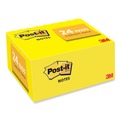 Office Jansan | Post-it Notes 653-24VAD 1.38 in. x 1.88 in. Original Pads Value Pack - Canary Yellow (100-Sheets/Pad, 24-Pads/Pack) image number 1