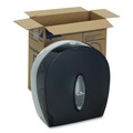 Paper Towels and Napkins | Georgia Pacific Professional 59009 10.6 in. x 5.4 in. x 11.3 in. Jumbo Jr. Single Roll Bathroom Tissue Dispenser - Translucent Smoke image number 3
