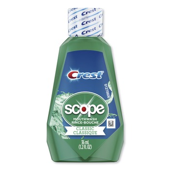 Crest Scope 36 ml Bottle Mouthwash - Classic Mint (180/Carton)