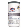 Cleaning Cloths | Clorox Healthcare 31757 6.75 in. x 8 in. 1-Ply VersaSure Cleaner Disinfectant Wipes - Fragranced White (6/Carton) image number 2