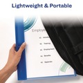 Office Jansan | Avery 17670 3 Round Rings 0.5 in. Capacity 11 in. x 8.5 in. Flexible View Binder - Blue image number 5