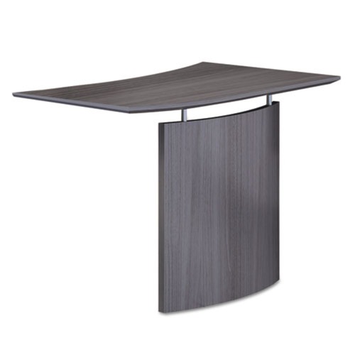 Office Desks & Workstations | Mayline MNBDGLLGS Medina 48 in. x 24 in. x 29.5 in. Left-Hand Laminate Bridge - Gray Steel image number 0