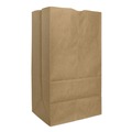 Food Service | Ross & Wallace Paper Products 130326 8.25 in. x 5.25 in. x 16.13 in. #25 Squat Size Extra-Heavy-Duty Grocery Paper Bags - Kraft (500/Bundle) image number 0