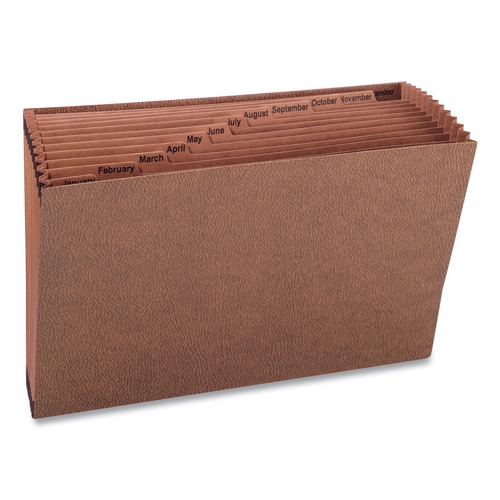 File Folders | Smead 70490 Tuff Expanding Files, 12 Sections, 1/12-Cut Tab, Legal Size, Redrope image number 0