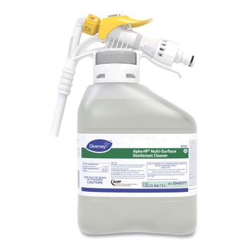 Diversey Care 5 Liter Alpha-HP Multi-Surface Disinfectant Cleaner - Citrus Scent (1/Carton)