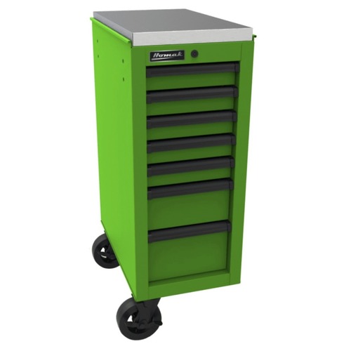 | Homak LG08014070 RS Pro 14.5 in. 7-Drawer Side Cabinet - Lime Green image number 0