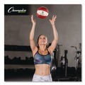 Toys | Champion Sports MB4 4 lbs. Rhino Leather Medicine Ball - Red/White image number 5