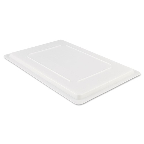 Cups and Lids | Rubbermaid Commercial FG350200WHT 26 in. x 18 in. Food/Tote Box Lids - White image number 0
