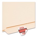 File Folders | Smead 67380 1 in. x 1.25 in. 0-9 Numerical End Tab File Folder Labels - White (1/Box) image number 2