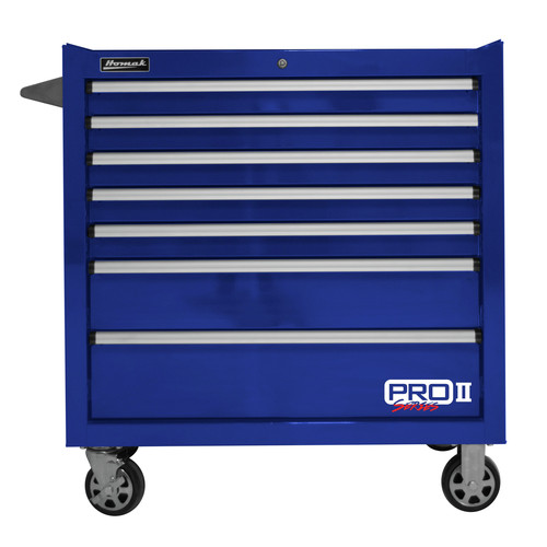4th of July Sale | Homak BL04036072 36 in. Pro 2 7-Drawer Roller Cabinet (Blue) image number 0