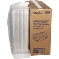 Food Trays, Containers, and Lids | Pactiv Corp. YCASH3011UCH 9 in. x 5.5 in. x 3.2 in. Plastic Hoagie Hinged Lid Container - Clear (220/Carton) image number 0