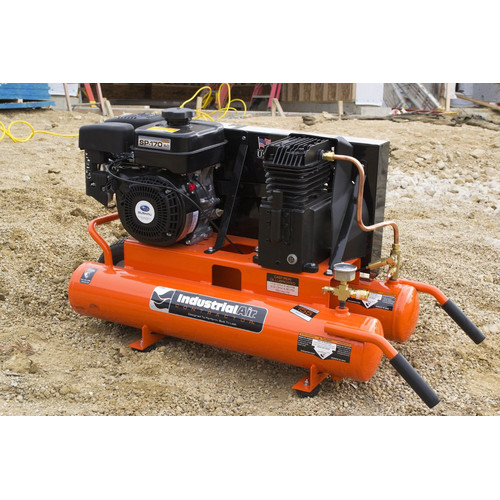 Industrial Air Cta Contractor 6 Hp 8 Gallon Oil Lube Subaru Engine Twin Tank Wheelbarrow Air Compressor Cpo Outlets
