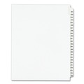 Customer Appreciation Sale - Save up to $60 off | Avery 01340 11 in. x 8.5 in. 25 Tab Numbers 251 - 275 Legal Exhibit Side Tab Index Divider Set - White (1-Set) image number 0