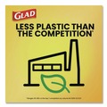 Cleaning & Janitorial Supplies | Glad 78966 30 in. x 33 in. 1.05 mil 30 Gallon Three-Ply Drawstring Trash Bags - Black/Large (28/Box) image number 8