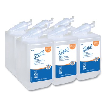 Scott 91555 1000 ml Unscented Control Antiseptic Foam Skin Cleanser Refill (6/Carton)