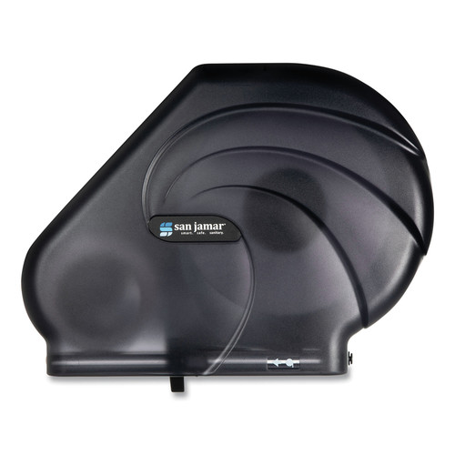 Toilet Paper Dispensers | San Jamar R3090TBK 16-3/4 in. x 5-1/2 in. x 12-1/4 in. Oceans Reserva Jumbo Tissue Dispenser with Stub - Black Pearl image number 0