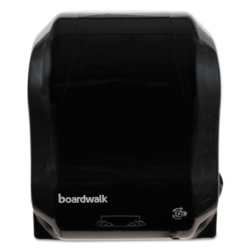 Boardwalk T7470BKBW Hands-Free Mechanical 13.25 in. x 10.25 in. x 16.25 in. Towel Dispenser - Black