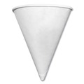 Food Service | Coffee Pro CPSLCONE4 4 oz. Paper Cone Cups - White (200/Pack) image number 0