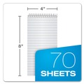 Cleaning & Janitorial Supplies | Ampad 25-280R Earthwise by Ampad 4 x 8 Gregg Rule Recycled Reporter's Notepad - White Cover/White Sheets image number 2