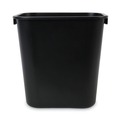 Trash & Waste Bins | Boardwalk 3485201 14 qt Plastic Soft-Sided Wastebasket - Black image number 1