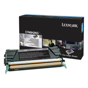 Lexmark C746H2KG C746/748 12000 Page Yield Toner Cartridge - Black