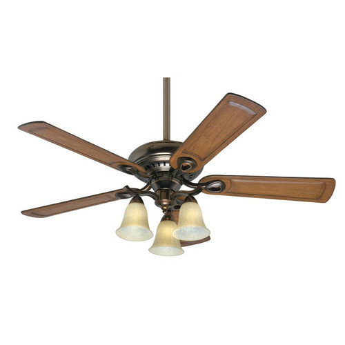 Whitten Bronze Patina Ceiling Fan, Factory Reconditioned Ceiling Fans