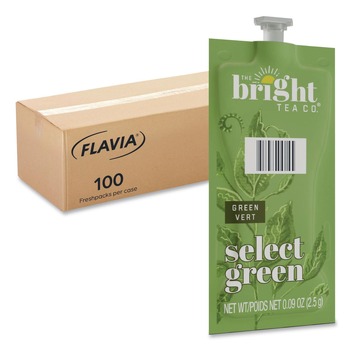 FLAVIA 0.09 oz. Pouch The Bright Tea Co. Freshpack - Select Green (100/Carton)