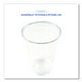 Food Service | Boardwalk BWKPET14PK 14 oz. Plastic PET Cups - Clear (50/Pack) image number 6