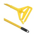 Bulk Savings Pricing 2 | Boardwalk BWK400MBC 60 in. Metal/Polypropylene Handle Cotton/Rayon/Synthetic Head Looped End Mop Kit - Medium, Blue/Yellow (1-Kit) image number 4
