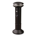 Labor Day Sale! Save $30 off $199! | Rubbermaid Commercial FG9W3400BLA 6.7 Gallon 41-1/2 in. High Infinity Ultra-High Capacity Smoking Receptacle - Black image number 1