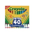 Markers | Crayola 587858 Ultra-Clean Broad Bullet Tip Washable Markers - Assorted Colors (1-Set) image number 0