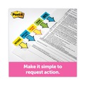 Office Jansan | Post-it Flags 680-SD2 1 in. "Sign and Date" Arrow Message Page Flags - Green (50-Flags/Dispenser, 2-Dispensers/Pack) image number 6
