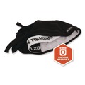 Cooling Gear | Ergodyne 12487 Chill-Its 6615 One Size Fits Most High-Performance Bandana Doo Rag with Terry Cloth Sweatband - Black image number 5