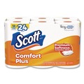 Toilet Paper | Scott 47618 ComfortPlus 1-Ply Septic Safe Toilet Paper Double Roll Bath Tissue - White (48/Carton) image number 0