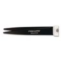 Arts & Crafts Supplies | Fiskars 1069764 9.75 in. Long 8 in. Cut Length Premier SoftGrip Nonstick Scissors - Offset White Handle image number 3