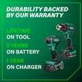  | Metabo HPT KC18DEXQBM 18V MultiVolt Lithium-Ion Brushless Cordless Drill Driver and Impact Driver Combo Kit (2 Ah) image number 11